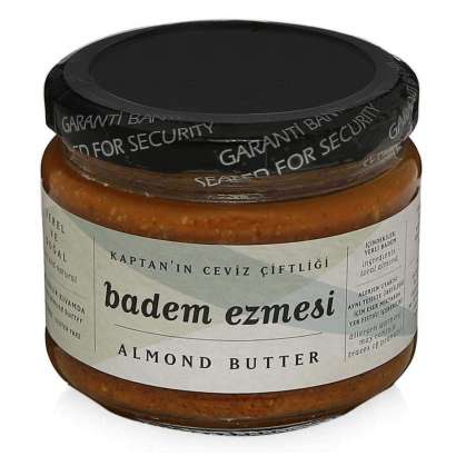 %100 Yerli Badem Ezmesi- Almond Butter 250 GR