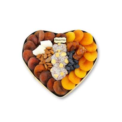 "Kalbim Sende" Kuru Meyve Kayısı Tabağı No 32 - 700 GR